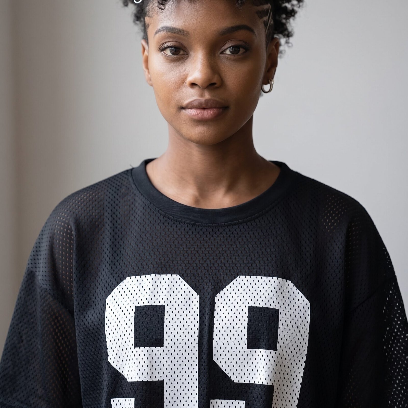 woman with punk afro jersey 202607272332